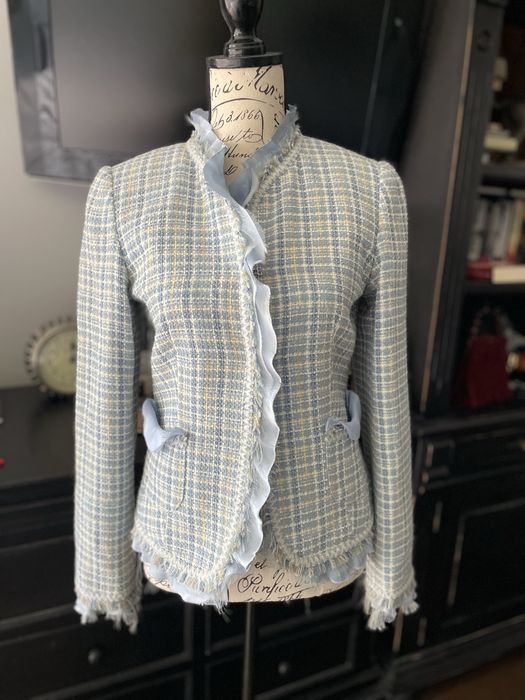 Marynarka Fashion Debut old money błękitna 36 bucle
