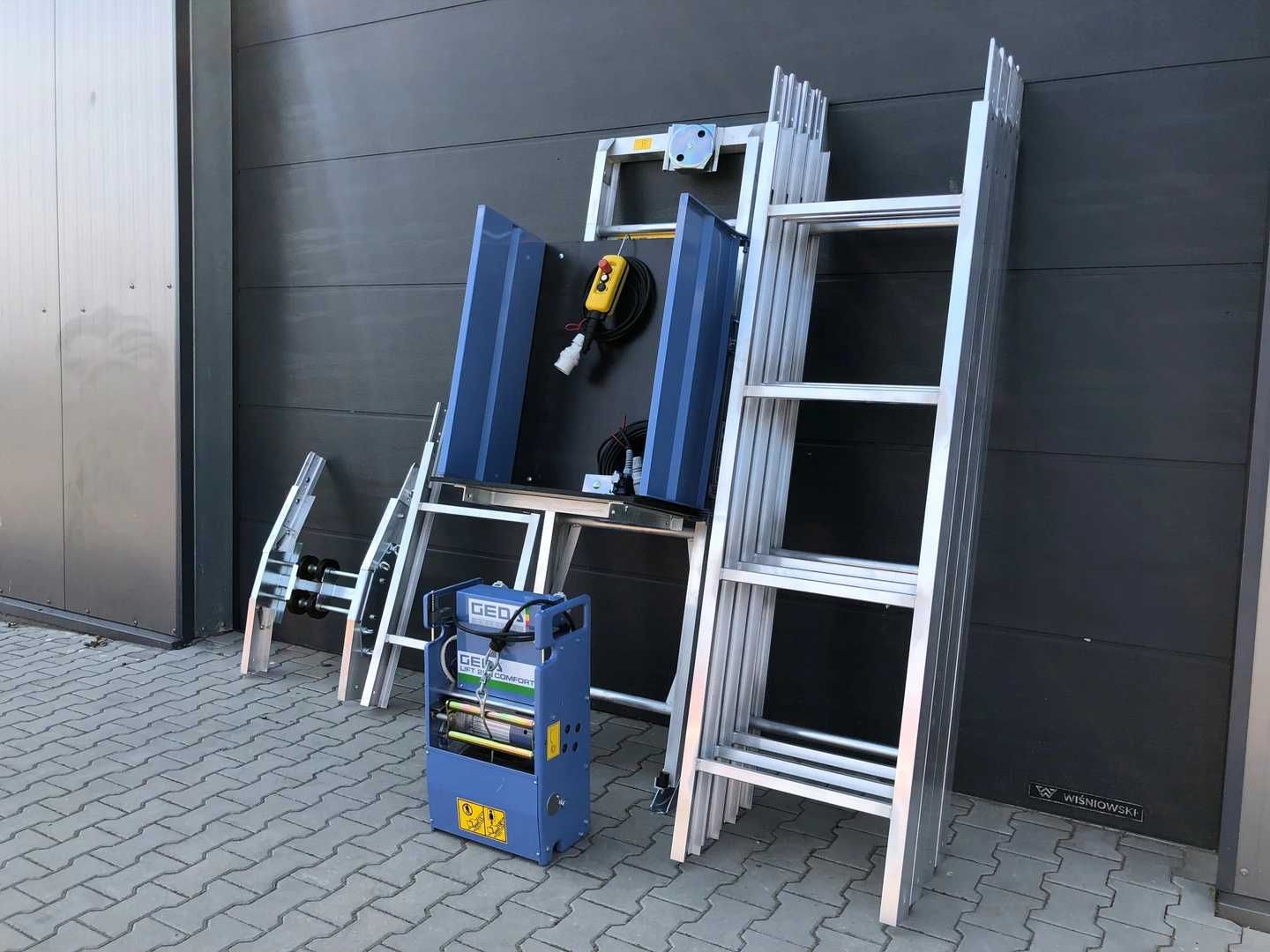 Platforma drabiny do solarów paneli fotowoltaicznych GEDA BOCKER