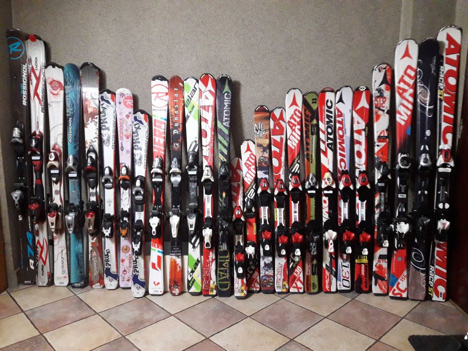 narty zjazdowe 140cm atomic rossignol 70-170cm