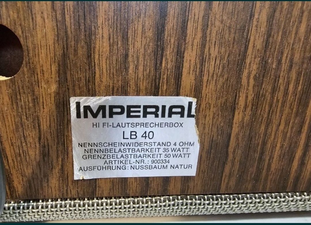 Kolumny Imperial MB 40