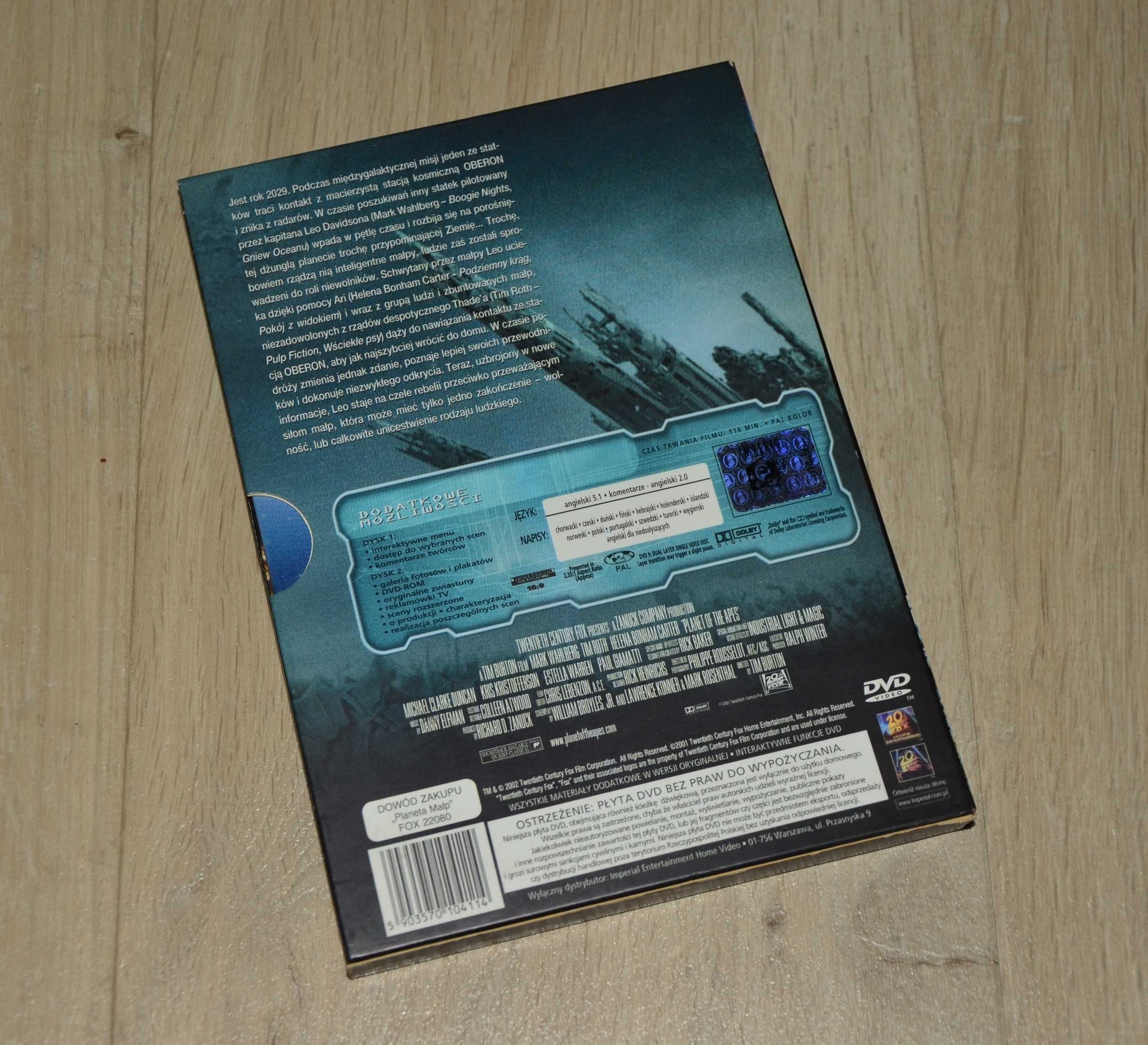 DVD | Planeta Małp 2xDVD
