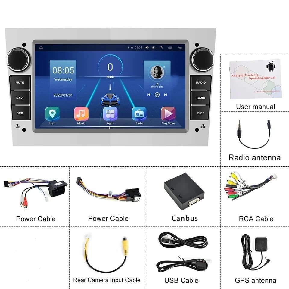 Штатна автомагнітола OPEL Android 14 DSP 2/32 Гб Carpley Android avto