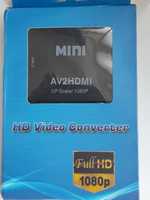 Конвертер видеосигнала MINI AV2HDMI UP Scaler 1080p AV to HDMI