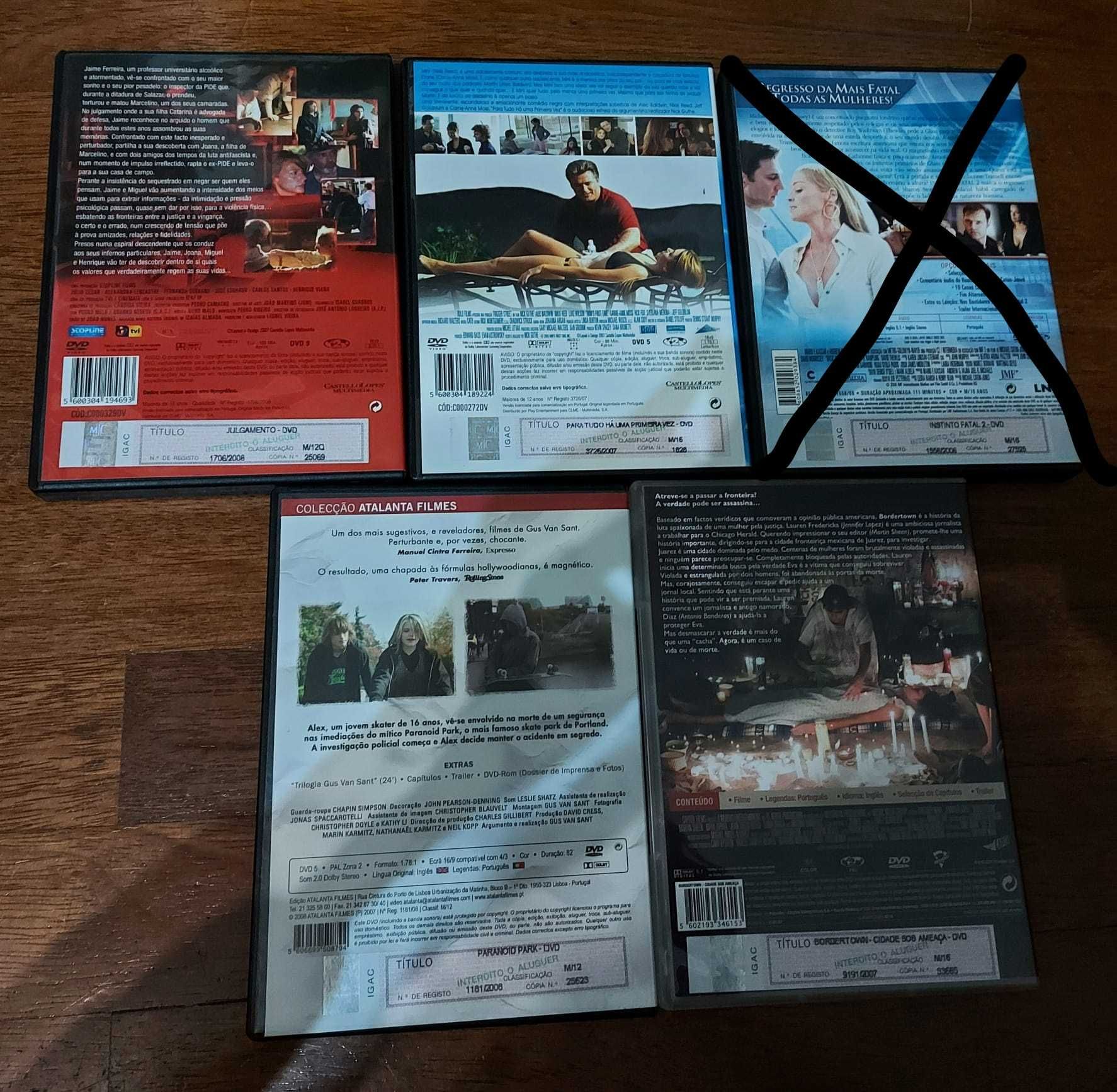 Lote #5 - 9 DVDs Ação
