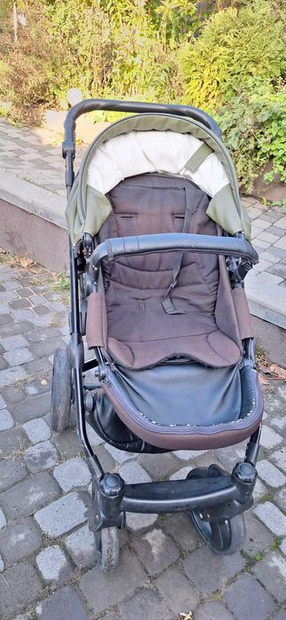 Коляска 2 в 1 Bair Mirello шкіра Зелена
