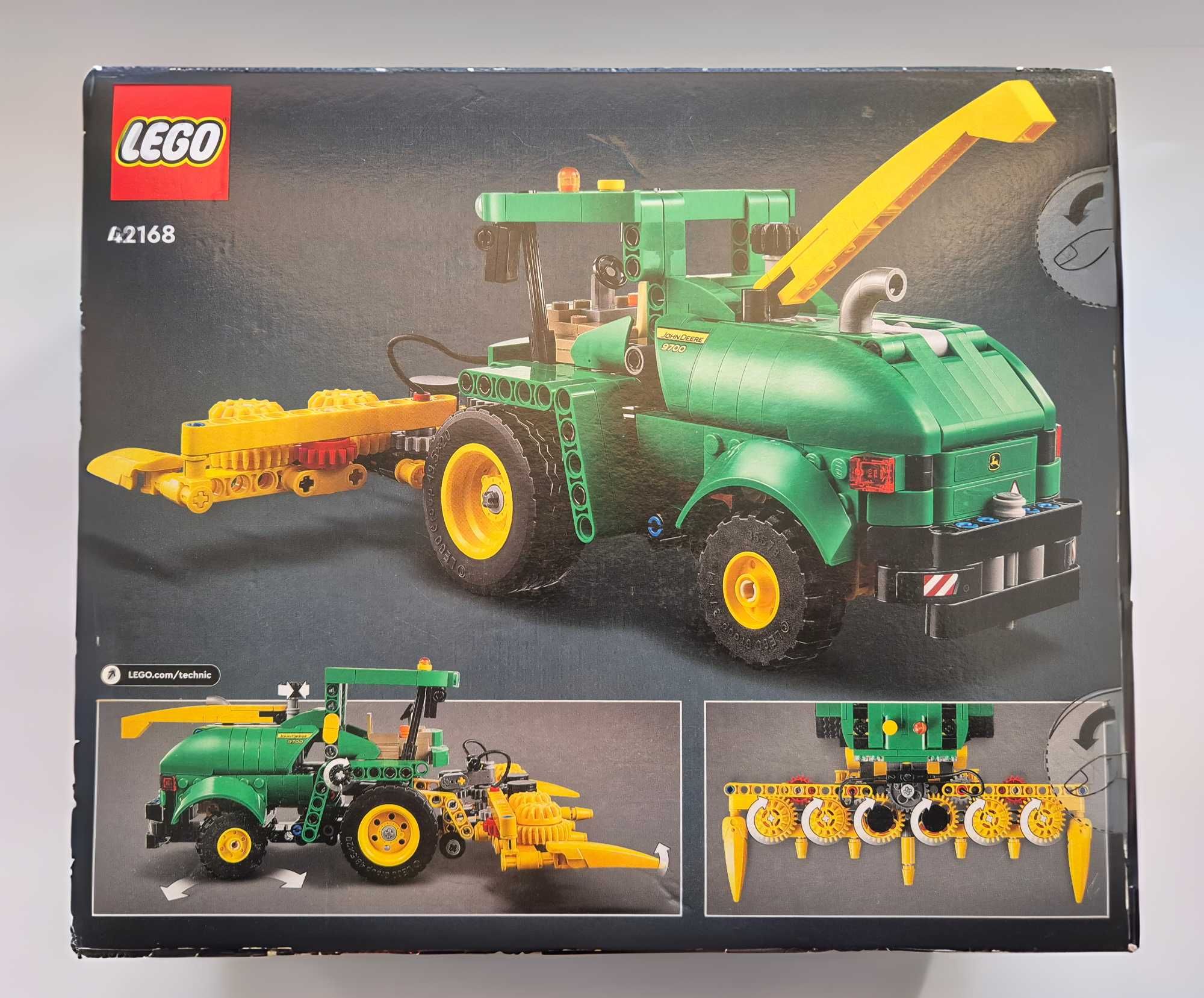 NOWE Lego Technic John Deere Forage Harvester 42168 traktor kombajn