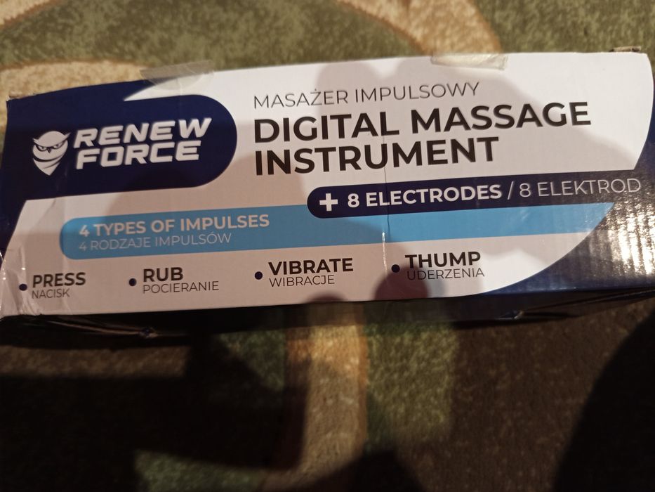 Masażer impulsywny do mięśni ciała i do stóp Ems -Tens .