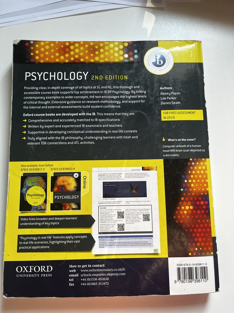 psychology 2nd edition oxford 2017