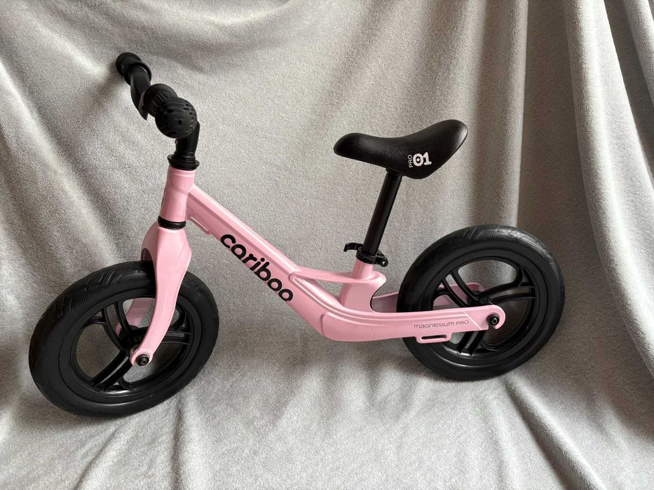 Rowerek biegowy, różowy Cariboo
