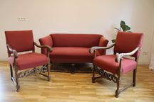 Sofka sofa vintage dunskie skandynawskie rwteo antyk stara fotel