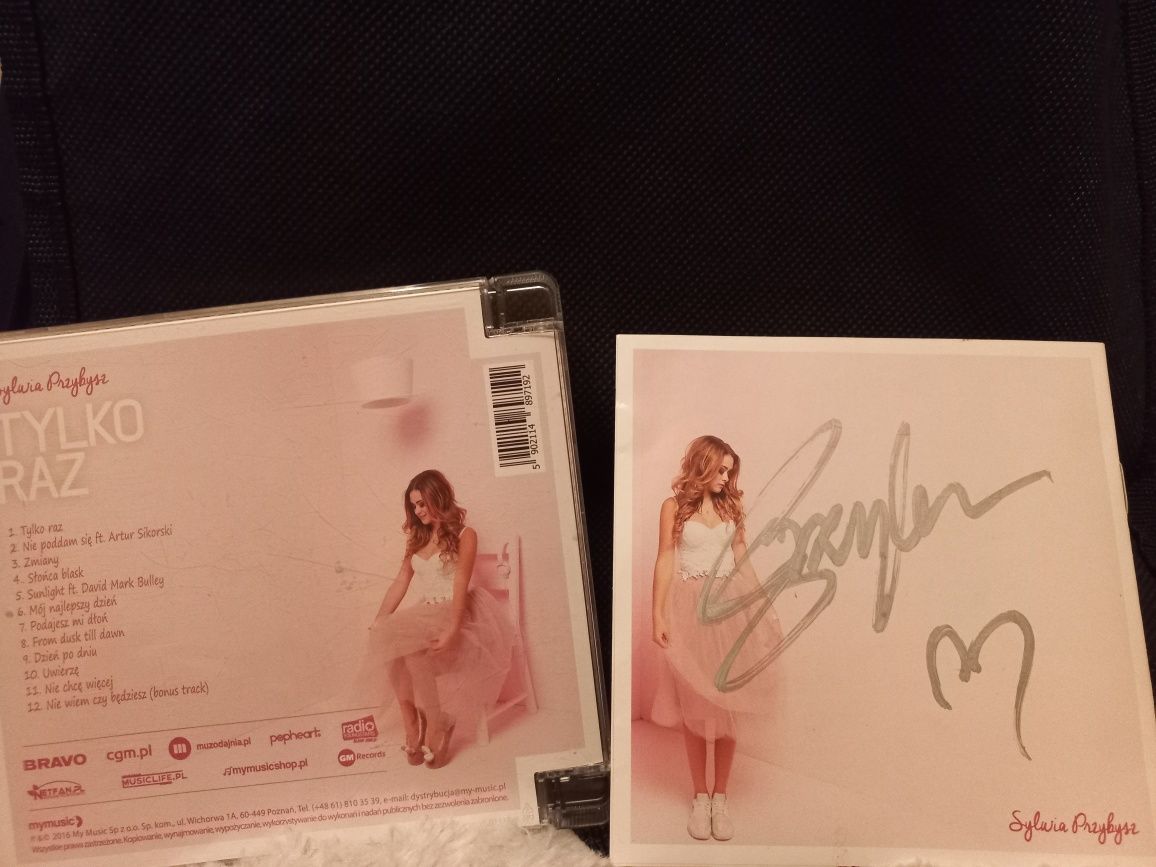 Sylwia Przybysz 'Tylko Raz'- płyta z autografem