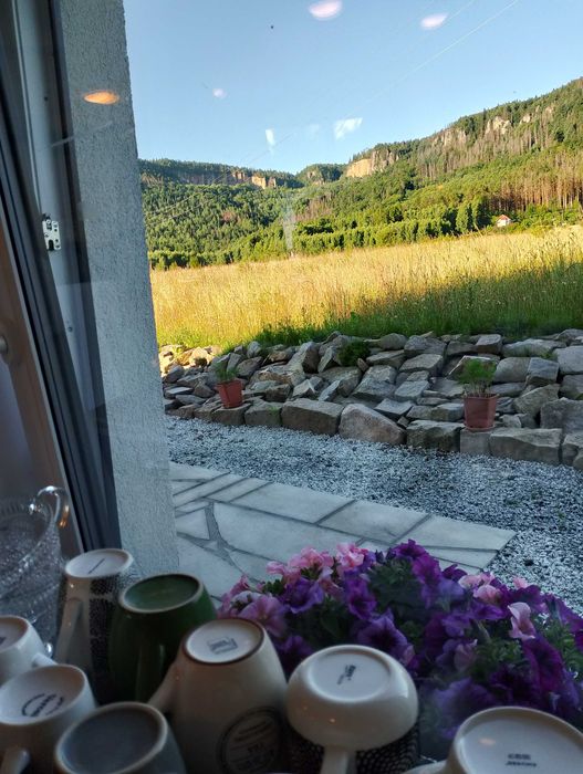 Chata Otulina dom w górach z wiatą biesiadną, balią, sauną, Radków