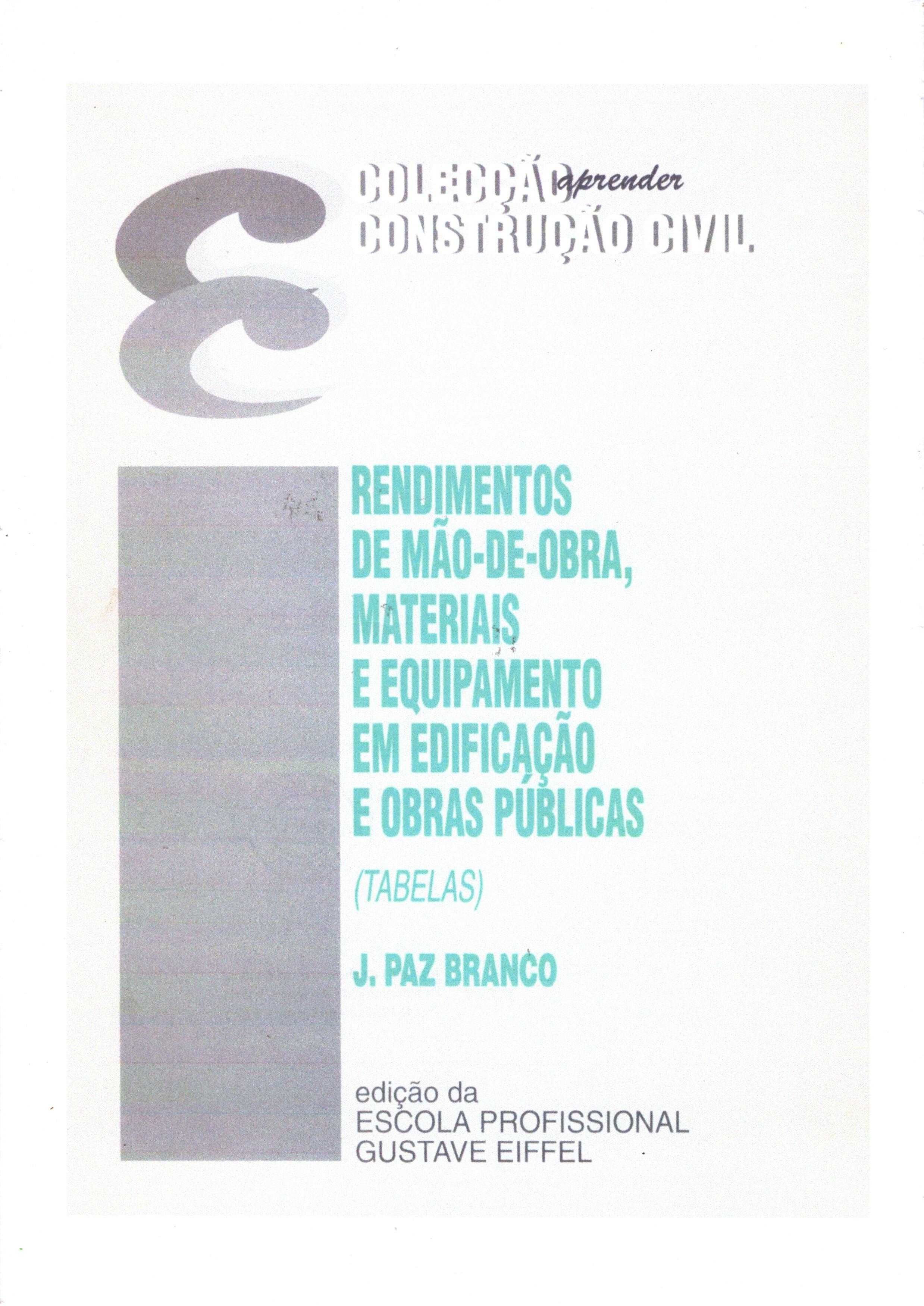 Manual Orçamentação - Mão-de-Obra, Equip., Edif. e Obras Públicas