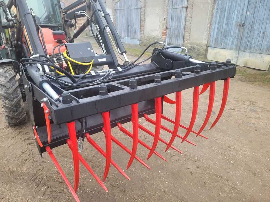 Krokodyl do obornika do Tura ciągnika/ ładowacza czołowego Łycha DOWÓZ