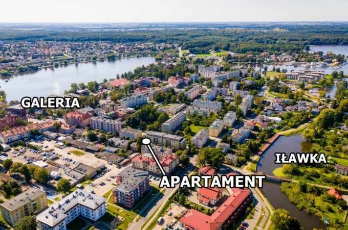 Iława – 2-pok. mieszkanie 37 m², krótkoterminowo | min. 3 doby