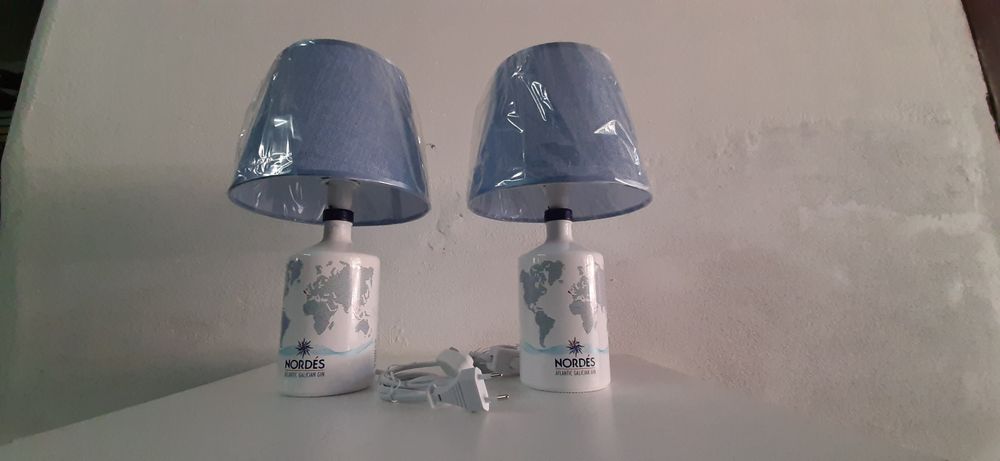 Candeeiros de garrafa de gim Nordés