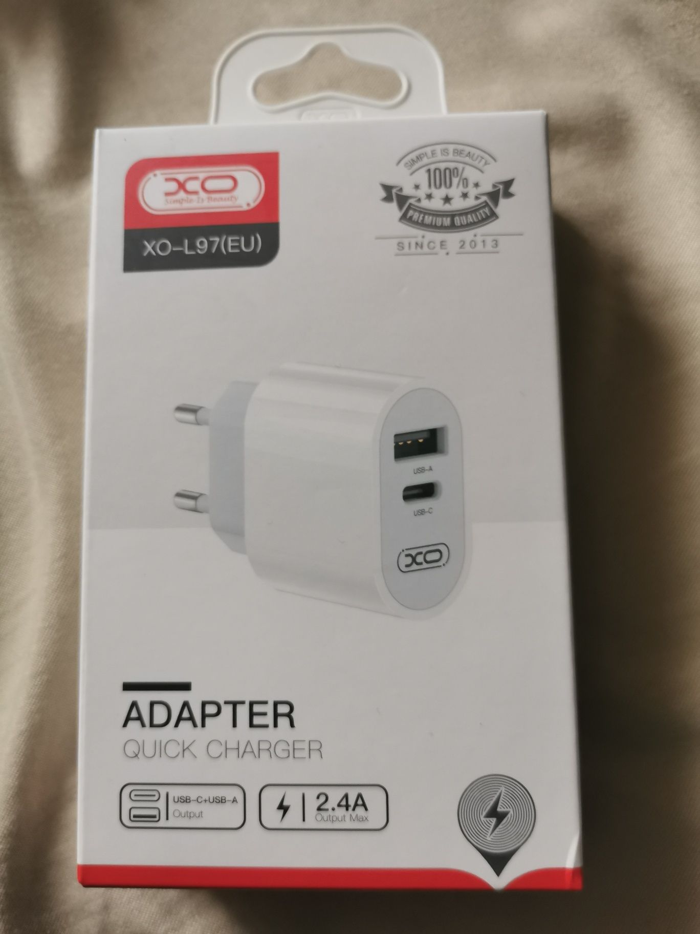 Ładowarka adapter typ C  USB -C USB-A