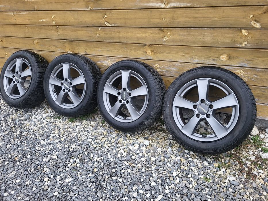 Koła zimowe , Alufelgi Dezent 5x112 , 205/55/16,Mercedes, VW, Audi