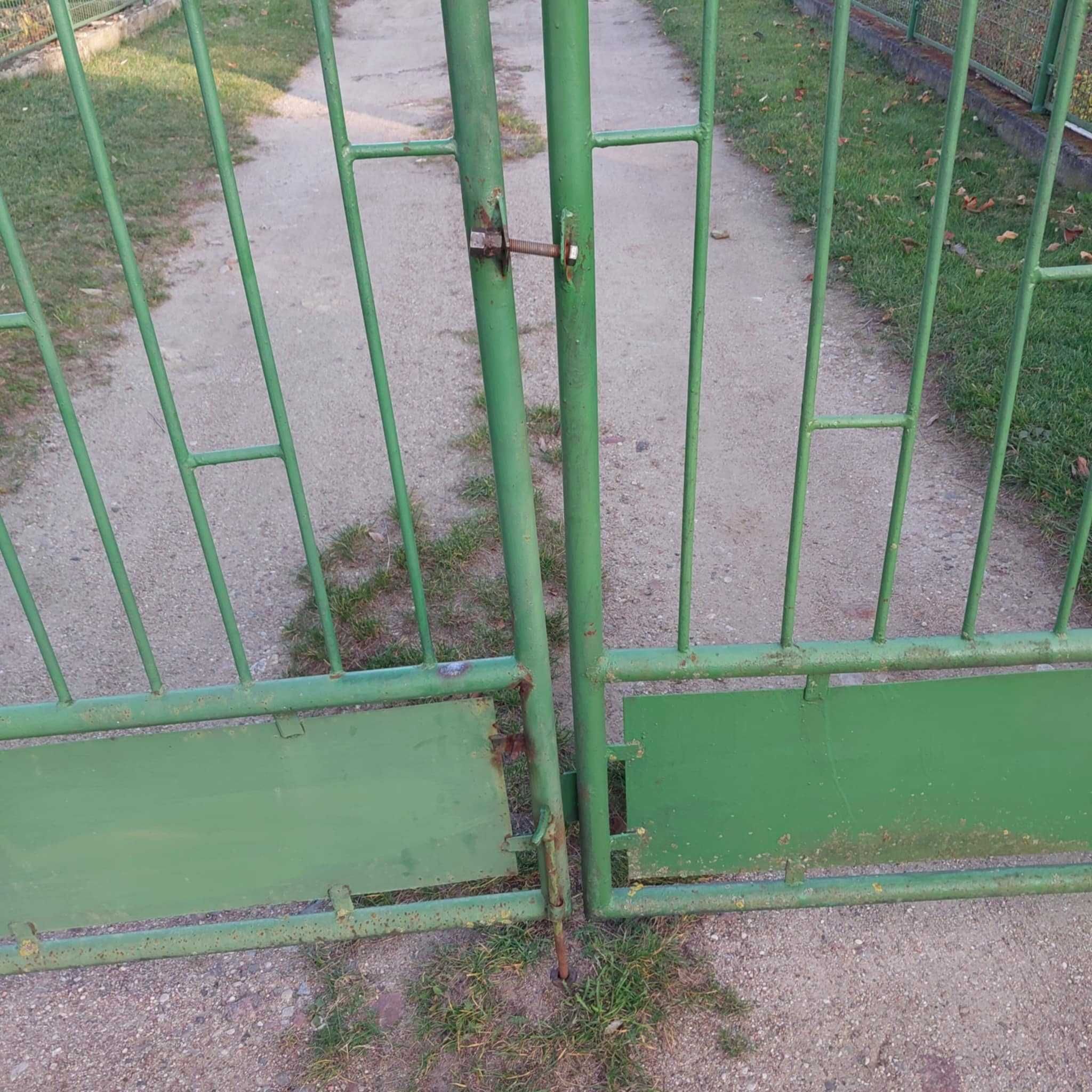 Brama wjazdowa 4m + furtka 1m ze słupkami