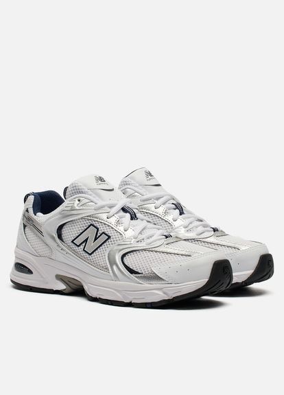 Кроссовки New Balance 530 White Silver Navy MR530SG Нью Беланс 530