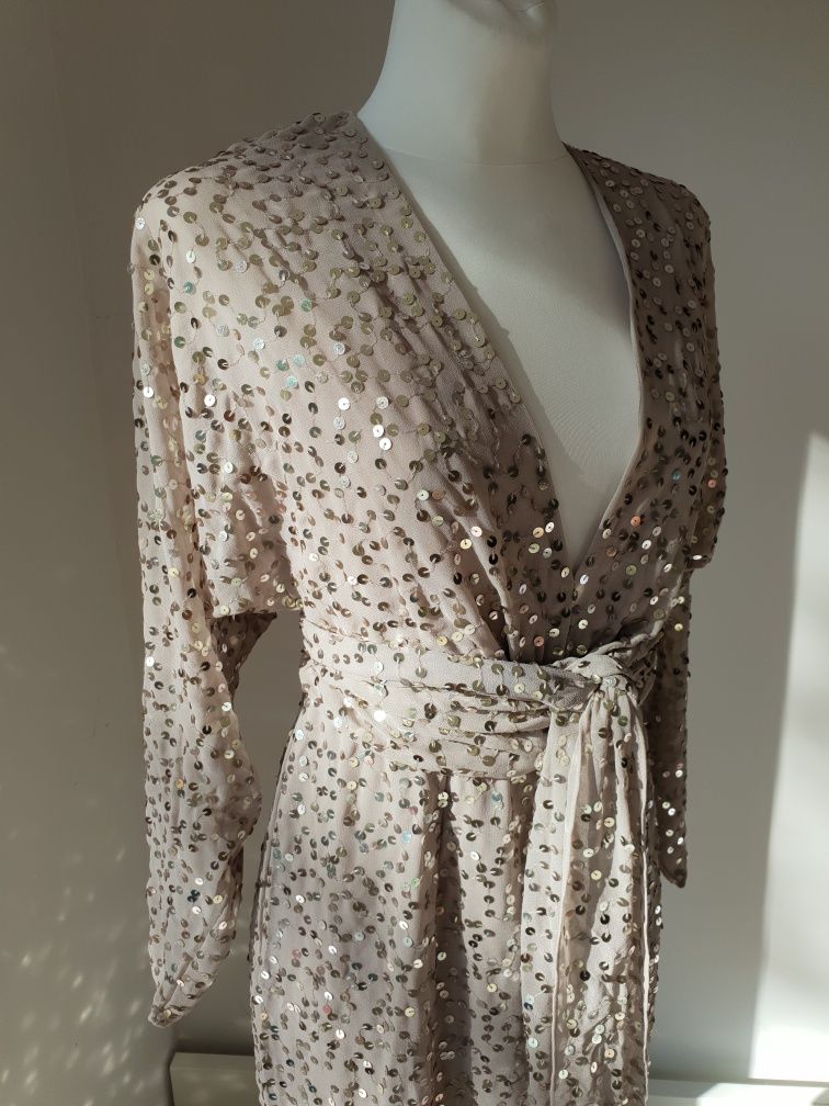 Sukienka cekinowa Asos Design