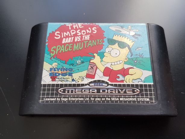 Simpsons Bart vs Space Mutants Mega Drive
