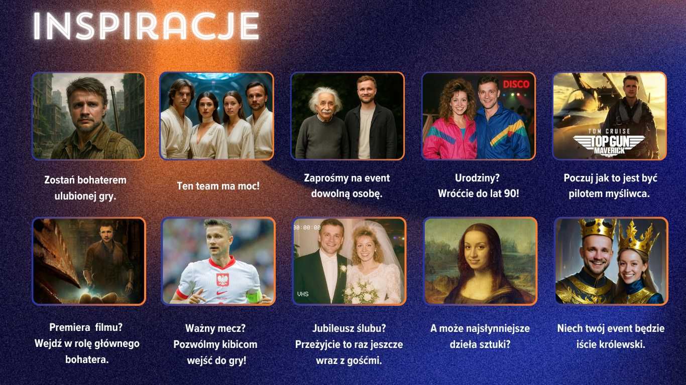 Fotobudka AI – Sprawdź kim Ty i Twoi goście możecie się stać!