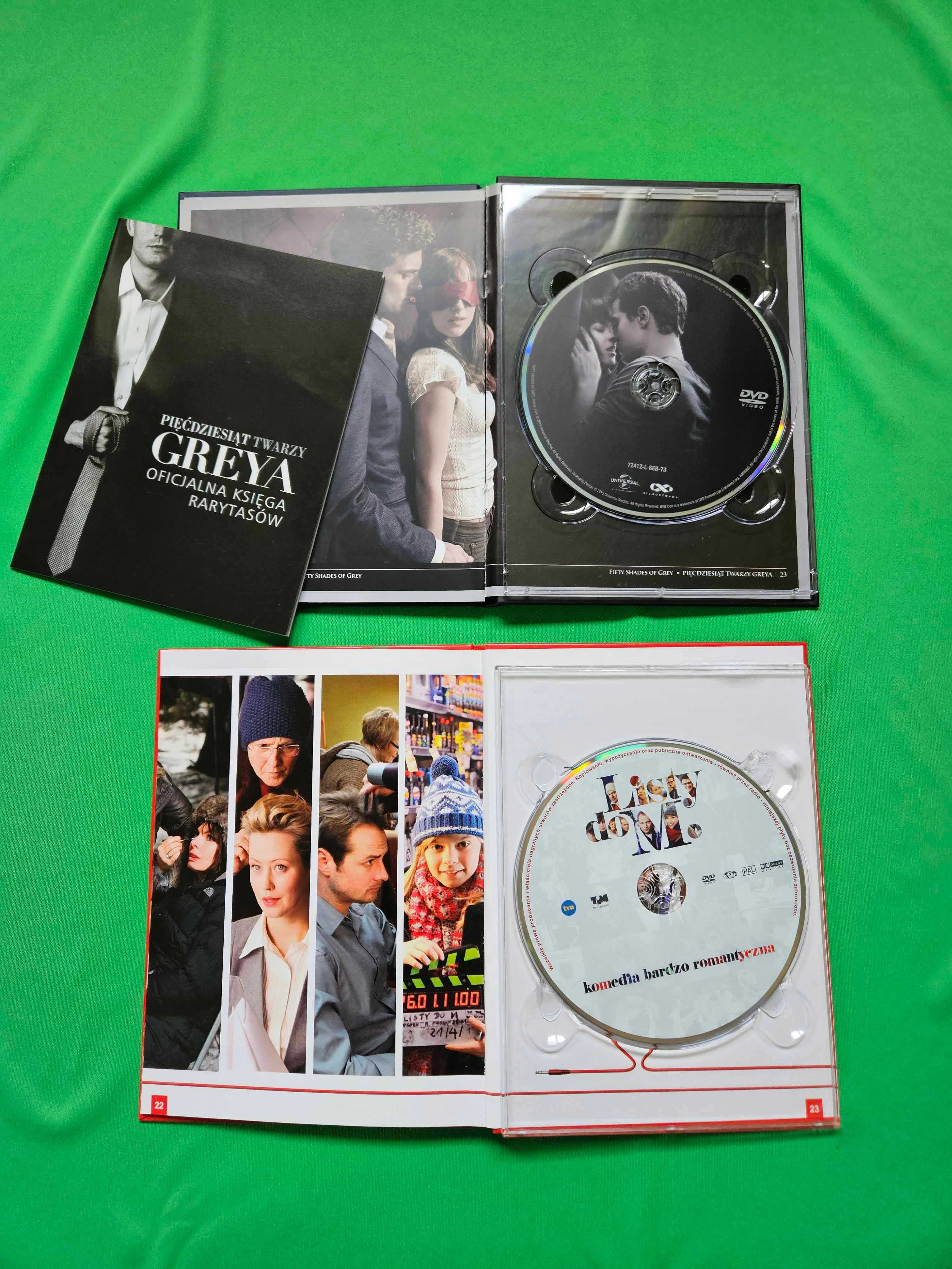 2 Filmy na DVD 50 Twarzy Graya oraz Listy do M