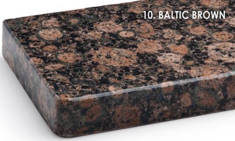 Parapety granitowe brązowe