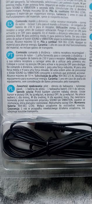 Obroża szkoleniowa z pilotem