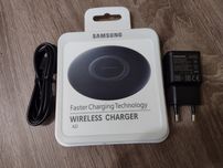 Безпровідна швидкісна зарядка.  Samsung 15W black +Блок Samsung 15W