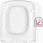 Deska sedesowa wc do Koło Nova Pro / Geberit Selnova Square w/o