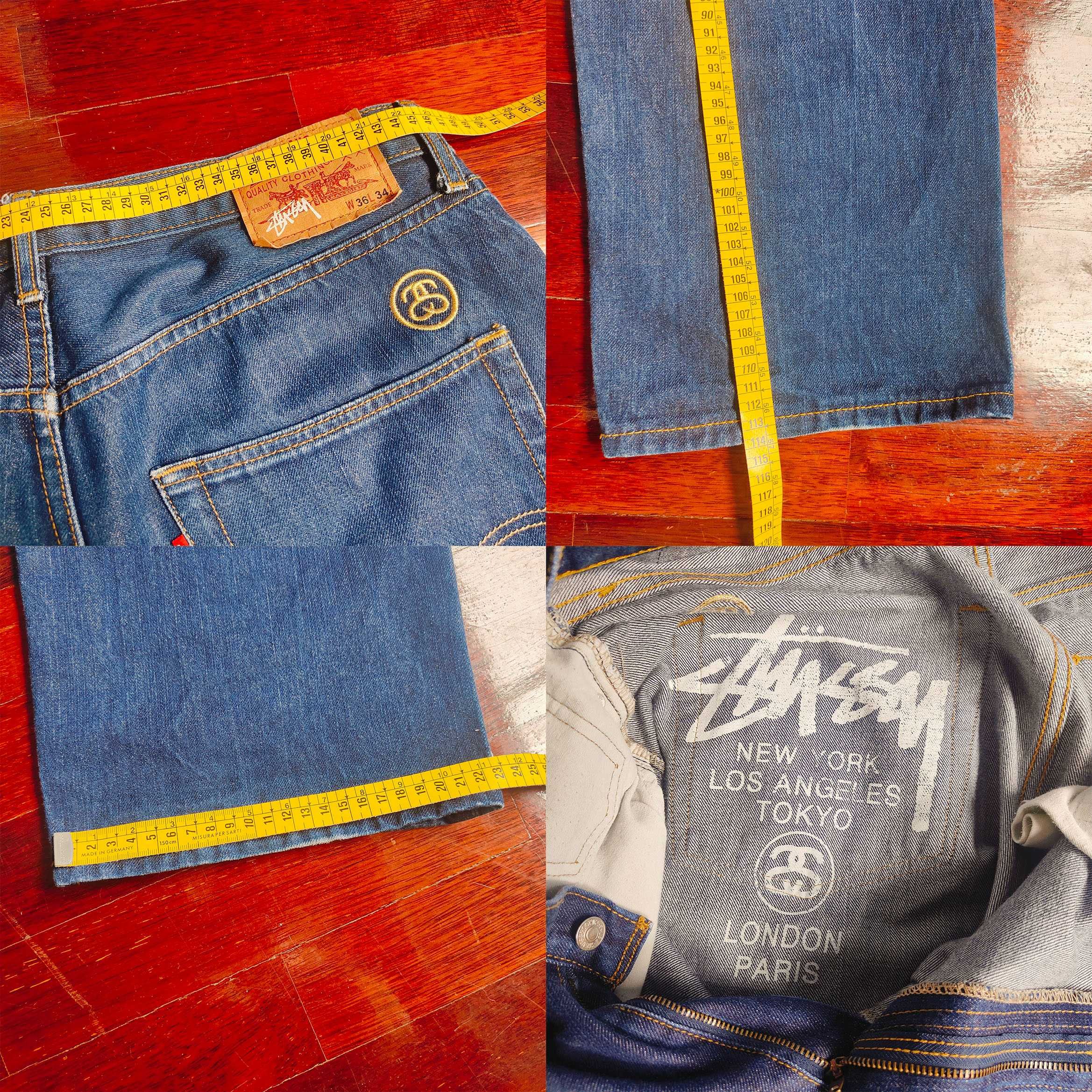 Levis X Stussy Denim jeans calças ganga 36 x 34