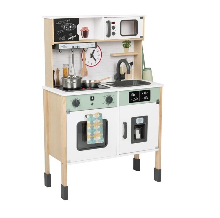 Дитяча дерев'яна кухня PLAYTIVE, з багатим набором аксесуарів.