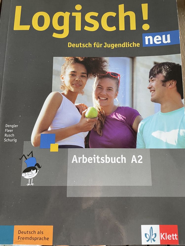 Logish! Kursbuch + arbeitsbuch A2 - excelente estado