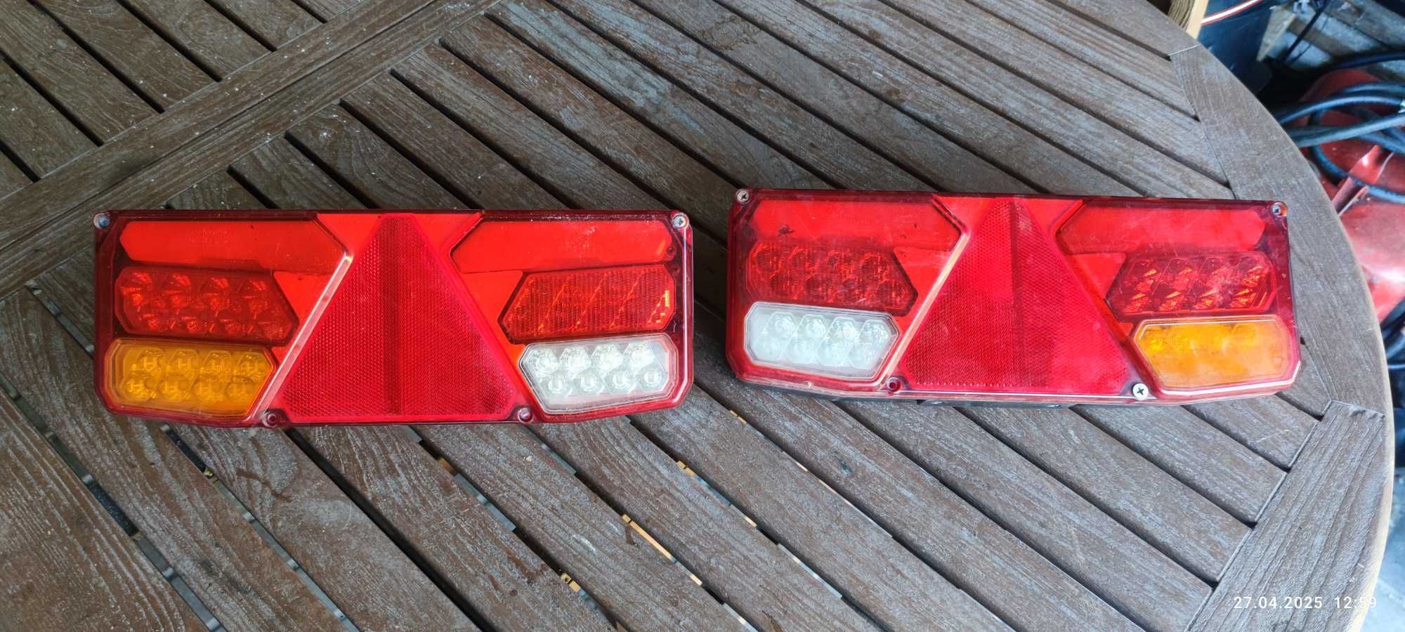 Lampy LED do naczepy WAS 1040 komplet