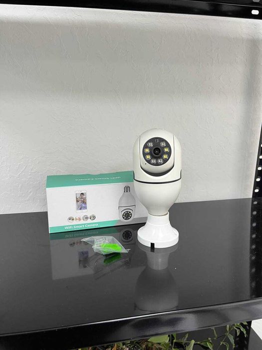 Панорамна КАМЕРА відеонагляду з ДАТЧИКОМ РУХУ та нічною зйомкою!