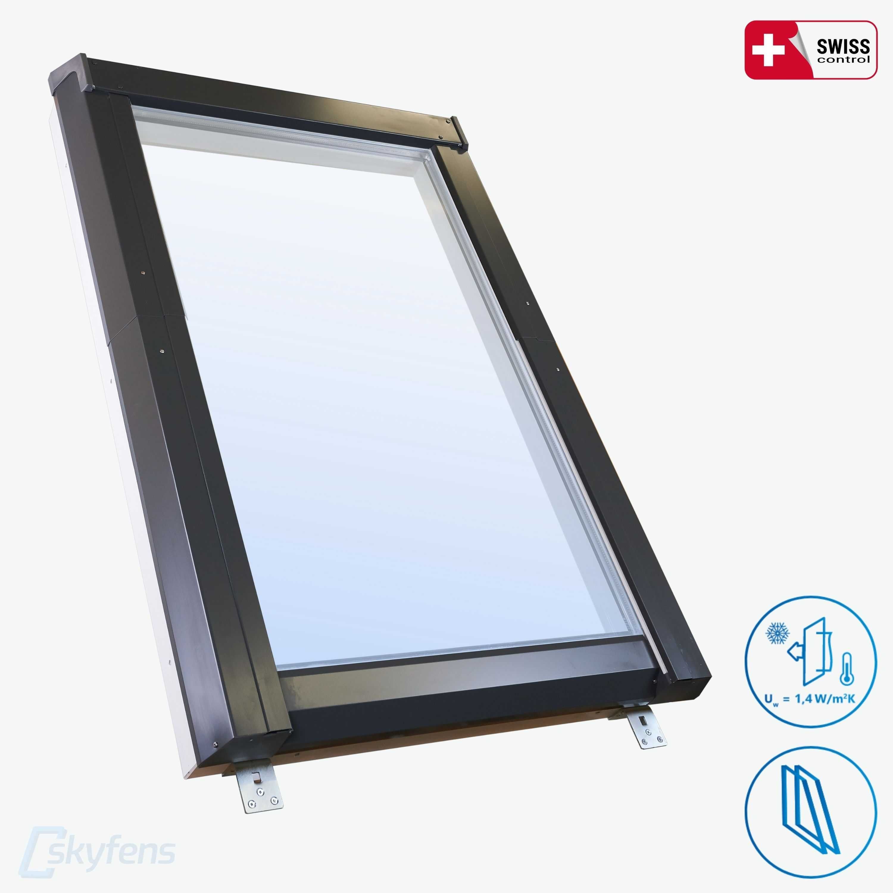 NOWE Okna dachowe PCV Skylight 55x78 66x118 78x118 78x140 + KOŁNIERZ