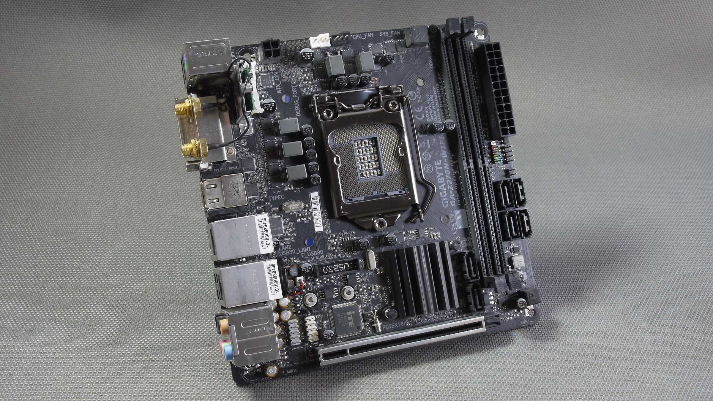 плата miniATX ASUS h87i Gygabite GA-Z170N DELL OptiPlex 7050M