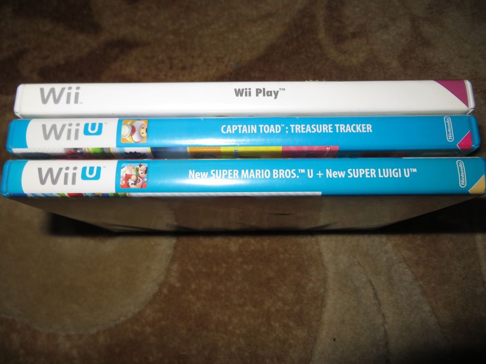 Captain Toad:Treasure Tracker; New Super Mario Bros U; Wii Play