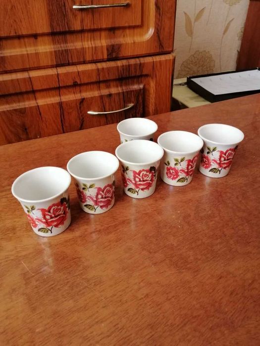 Рюмки керамические набор 6 штук