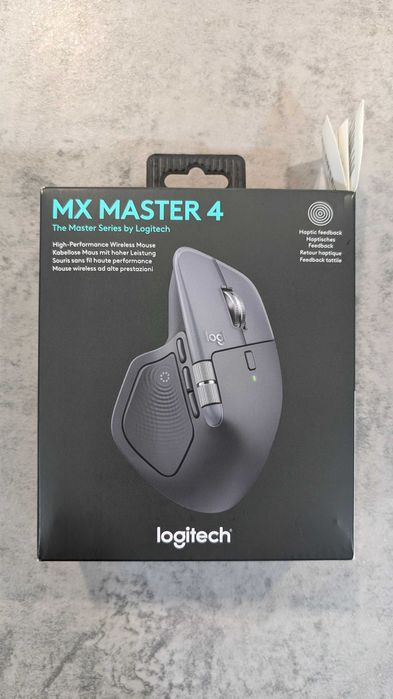 Logitech MX Master 4 (Universal) — NOVO / Selado / Fatura Amazon.es