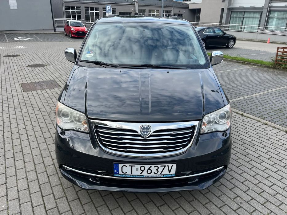 Lancia Voyager Lancia Voyager-bezproblemowy OSZCZĘDNY diesel-bardzo zadbany-GRAFITOWY