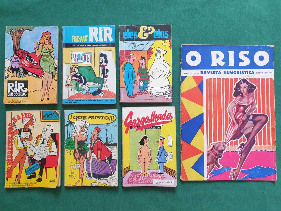 Livros Antigos de Humor e Cartoon Anos 60/70 (34 Livros)