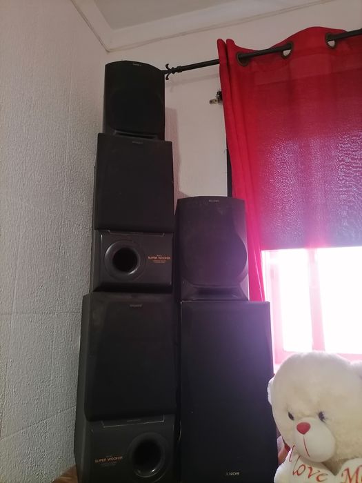 Colunas sistema de som