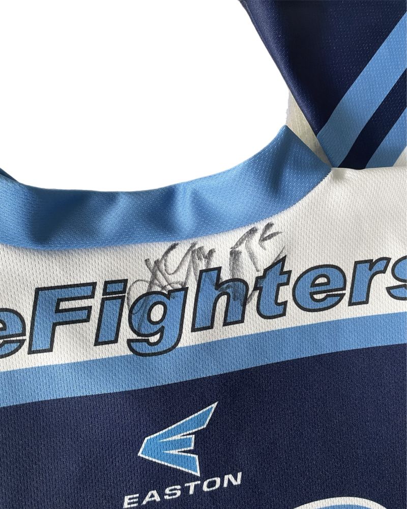 Koszulka sportowa hokej Icefligters Leipzig Daniel Rau M  autografy