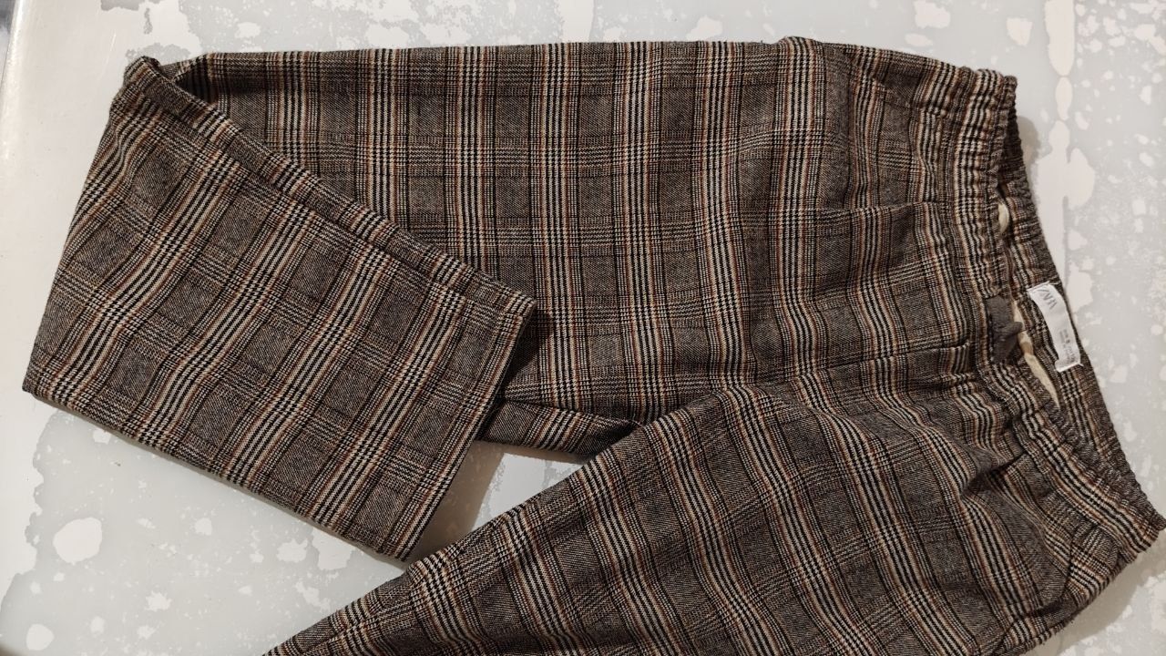 Zara штани  для хлопчика теплі весна -осінь 128 ріст