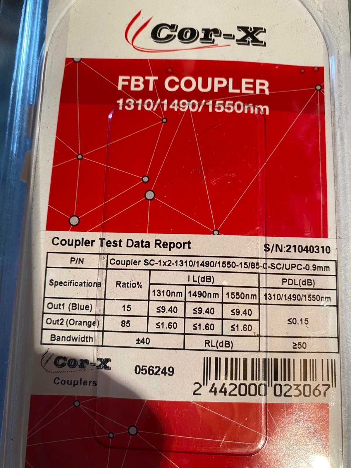 Сварной оптический делитель  Cor-X  FBT Coupler