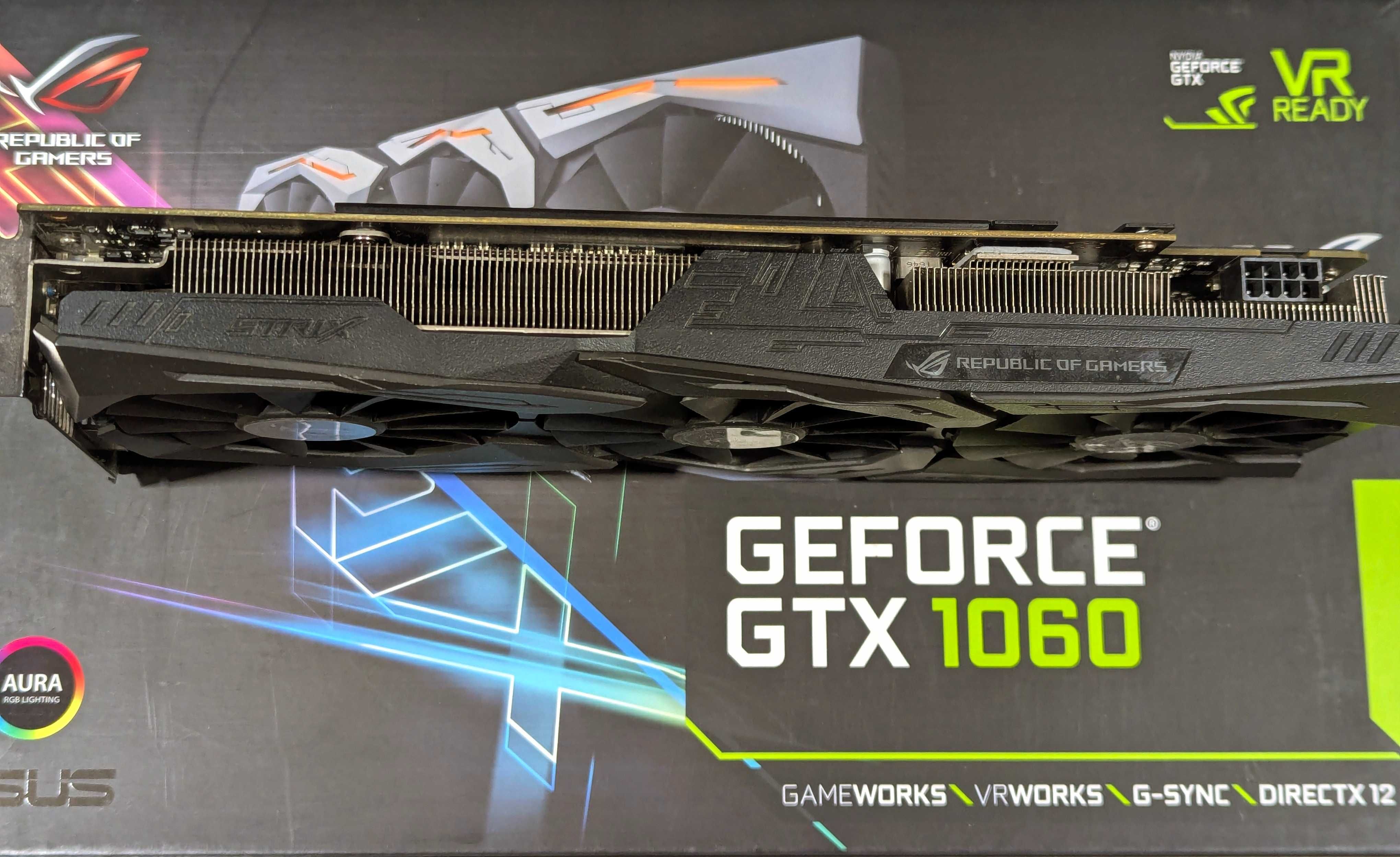 Відеокарта Asus rog strix gtx 1060 6gb