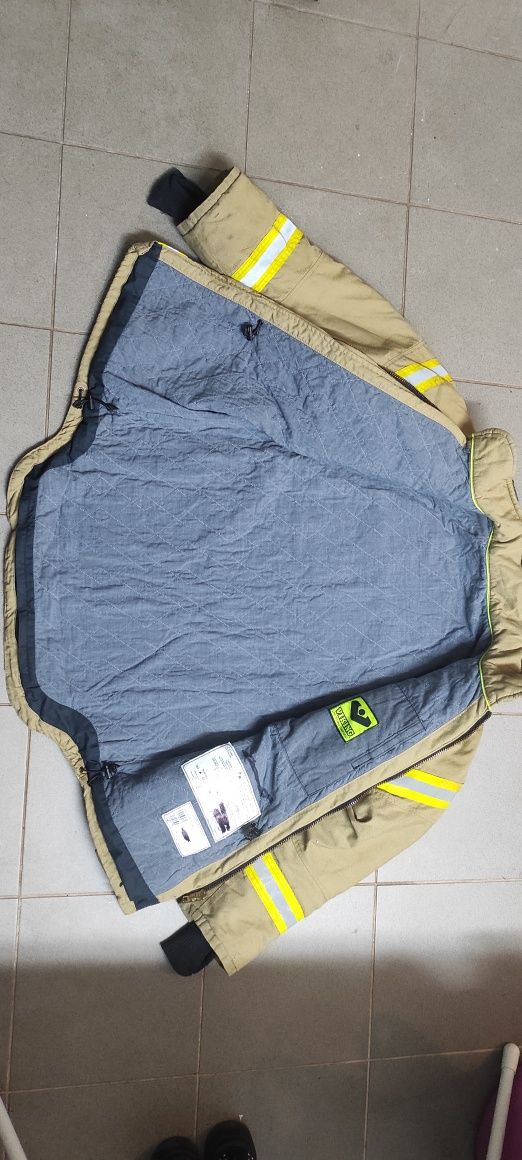 Ubranie strażackie piaskowe Viking OSP,PSP,KSRG,nomex,kask,hełm,mundur